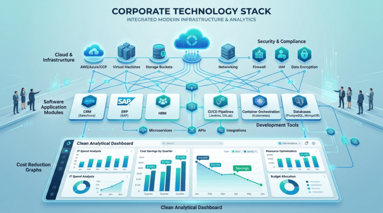 Racionalização de tech stack: como reduzir TCO de software